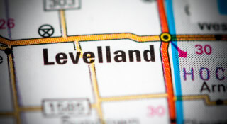 La ciudad de Levelland en el Mapa de Texas – Levelland, seguro de auto barato en Texas