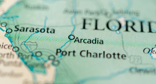 Mapa de Arcadia, Florida - Seguro de auto barato en Arcadia, Florida